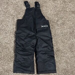 Arctix Kids Black Insulated Overalls